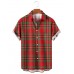 Classic Plaid Casual Short Sleeve Shirt